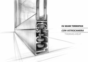 Cu geam termopan
